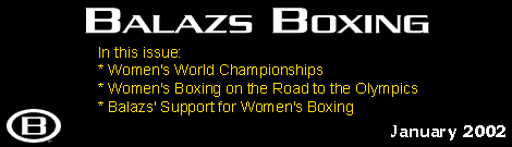 Balazs Boxing Newsletter