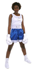 boxing dressed women
