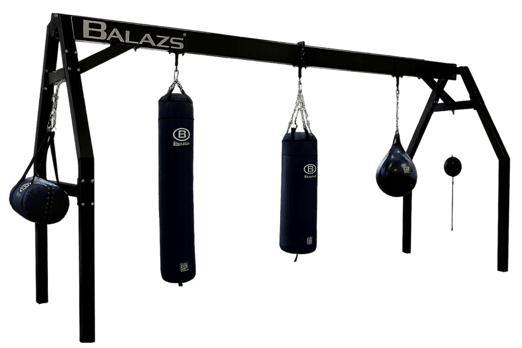 Balazs A-Frame freestanding heavy bag mounting system