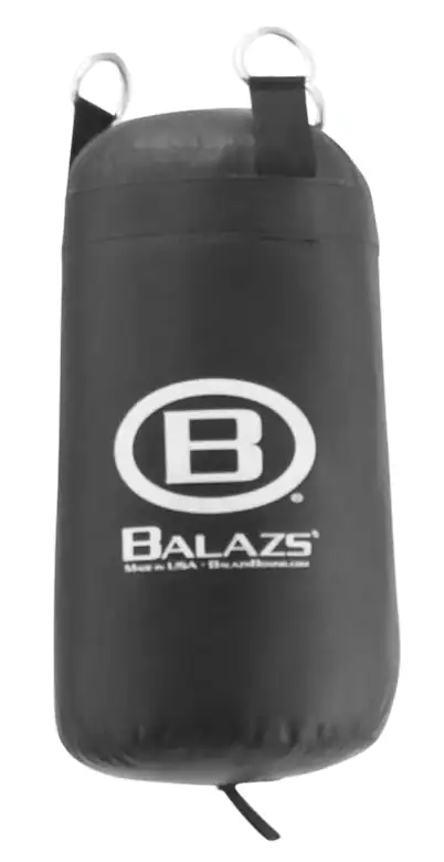 BALAZS® UNFILLED PRO COATED CANVAS BAG - Black, 25 LB