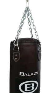 BALAZS® PRO-ELITE LEATHER HEAVY BAG - BH0252 - BALAZS-BH0252-PRO-ELITE-LEATHER-HEAVY-BAG-CHAINS