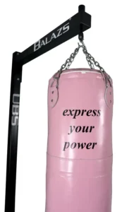 BALAZS®Express Your Power PRO-ELITE LEATHER HEAVY BAG - 100 LB - BH0252P100 - BALAZS-BH0252P100-BALAZS-EXPRESS-YOUR-POWER-PRO-ELITE-LEATHER-HEAVY-BAG-100-LB-CROP-TM