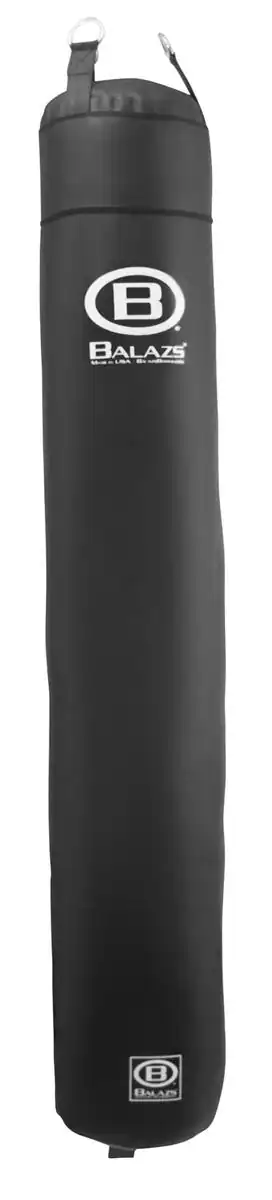 BALAZS® UNFILLED PRO COATED MUAY THAI BAG - Black, 100 LB