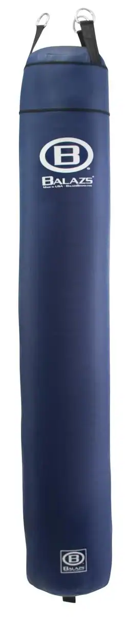BALAZS® UNFILLED PRO COATED MUAY THAI BAG - Blue, 100 LB