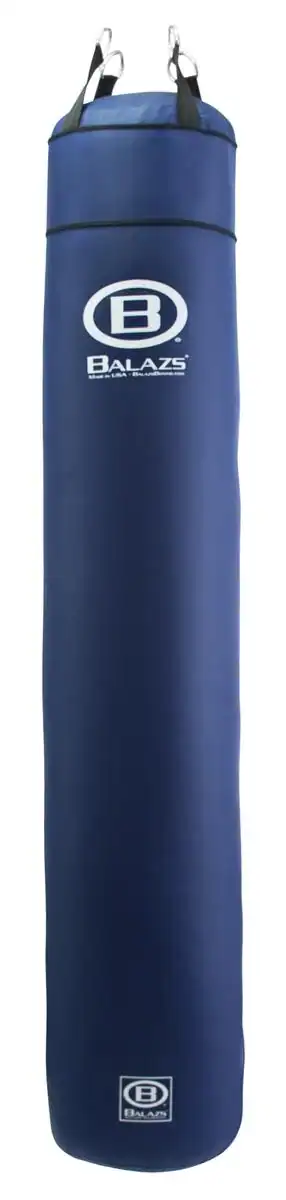 BALAZS® UNFILLED PRO COATED MUAY THAI BAG - Blue, 130 LB