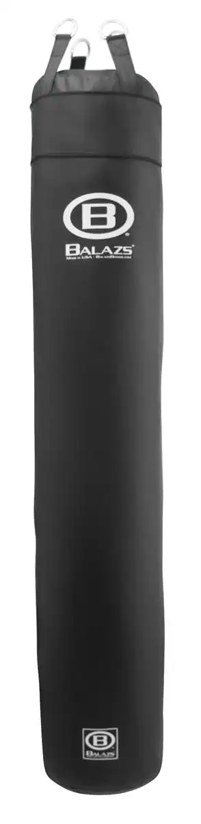 BALAZS® UNFILLED PRO COATED MUAY THAI BAG - Black, 130 LB