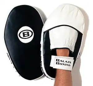 BALAZS® TARGET MITTS - BLACK/WHITE - FP0020K - BALAZS-FP0020K-TARGET-MITTS-BLACK-WHITE-B