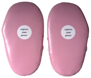 BALAZS® Express Your Power TARGET MITTS - PINK - FP0020P - BALAZS-FP0020P-EXPRESS-YOUR-POWER-TARGET-MITTS-PINK-FRONT