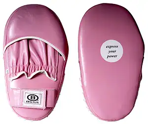 BALAZS® Express Your Power TARGET MITTS - PINK - FP0020P - BALAZS-FP0020P-EXPRESS-YOUR-POWER-TARGET-MITTS-PINK-FRONT-BACK