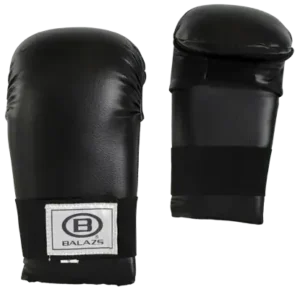 BALAZS® OPEN HAND PUNCH GLOVES - GP0201 - BALAZS-GP0201-OPEN-HAND-PUNCH-GLOVES-BLACK