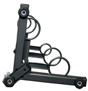 MEDICINE BALL RACK - 6 BALL RACK - MO0362 - BALAZS-MO0362-MEDICINE-BALL-RACK-6-BALL-RACK-E