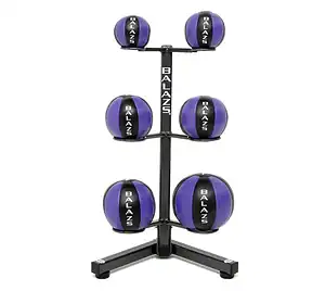 MEDICINE BALL RACK - 6 BALL RACK - MO0362 - BALAZS-MO0362-MEDICINE-BALL-RACK-6-BALL-RACK-F