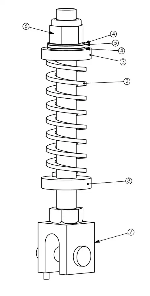 H2S Rebuild Kit - MP0206 - BALAZS-MP0206-H2S-HEAVY-BAG-MOUNT-PARTS