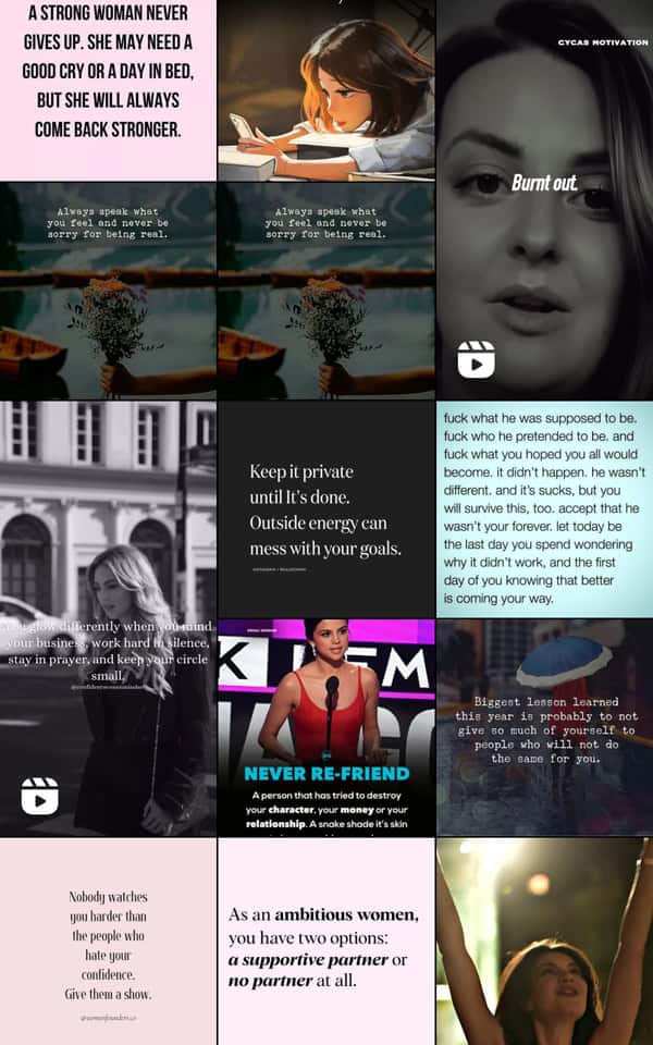 tiles of empowered women