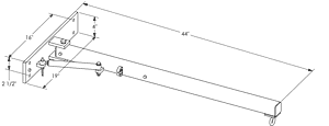 MA0352 Double End Retractable Dimensions