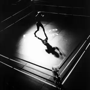 strong women in a boxing ring