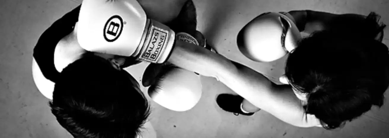 Boxing training gym background